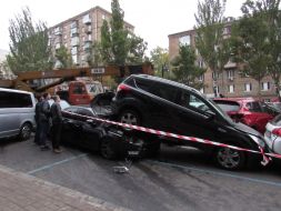Road traffic accident in Kiev