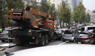 Large-scale crash in Kiev