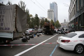 Large-scale crash in Kiev