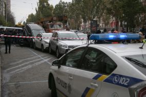 Large-scale crash in Kiev