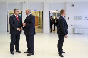 Petro Poroshenko and Alexander Lukashenko