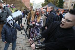 Zombie parade in Kiev