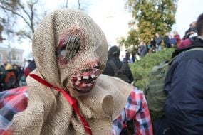 Zombie parade in Kiev