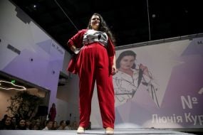 Participant of Miss Ukraine plus size contest
