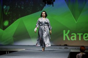 Participant of Miss Ukraine plus size contest