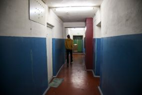 Corridor in the hostel of the National Music Academy
