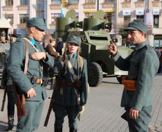 Historical reconstruction of the battle "For Town Hall"