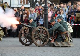 Historical reconstruction of the battle "For Town Hall"