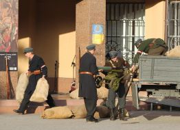 Historical reconstruction of the battle "For Town Hall"