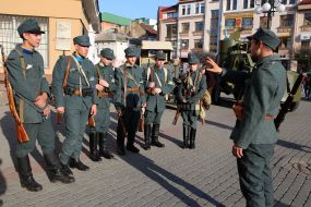 Historical reconstruction of the battle "For Town Hall"