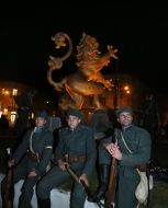 Reservoirs near the monument ZUNR