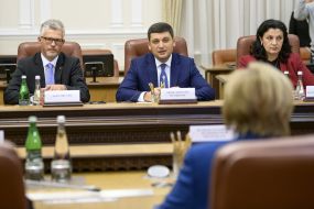 Vladimir Groisman and Angela Merkel