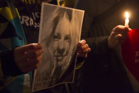 Митинг-реквием по Екатерине Гандзюк «Ее убили»