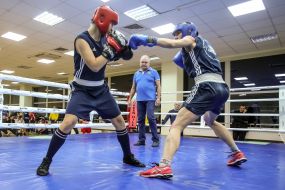 Training of women's boxing team of Ukraine