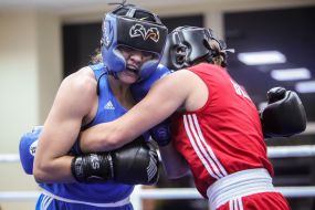 Training of women's boxing team of Ukraine
