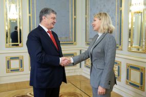 Петр Порошенко и Маргарита Луи-Дрейфус