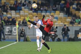 The game moment of the match