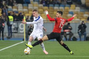 The game moment of the match