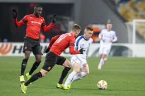 The game moment of the match