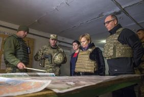 Раса Юкнявичене и Андрей Парубий