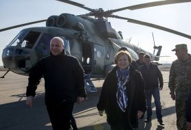 Андрей Парубий и Раса Юкнявичене 