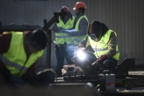 Welding work