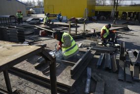 Welding work