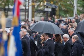 Participants of the event on the occasion of the 100th anniversary of the end of the First World War