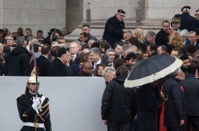 Participants of the event on the occasion of the 100th anniversary of the end of the First World War