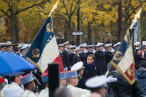 Participants of the event on the occasion of the 100th anniversary of the end of the First World War