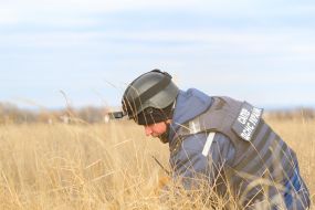 Demining in the Luhansk region