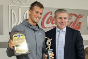 Михайло Романчук та Сергій Бубка