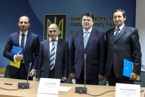 Михал Ринковськи, Майкл Петроу, Игорь Жданов и Иван Курлищук