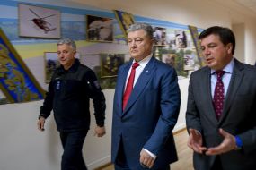 Николай Чечеткин, Петр Порошенко и Геннадий Зубко