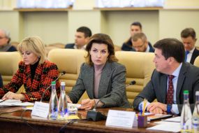 Ирина Луценко, Марина Порошенко и Геннадий Зубко