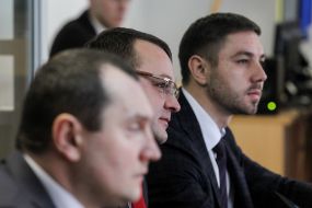 Yuriy Ryabovol, Alexander Baidyk and Oleksandr Goroshinsky