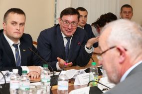 Назар Холодницкий и Юрий Луценко