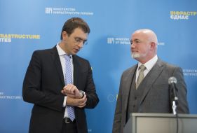 Владимир Омелян и Дэвид О'Брайан