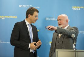 Владимир Омелян и Дэвид О'Брайан