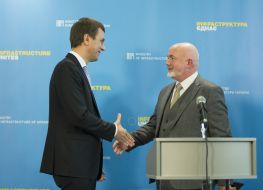 Владимир Омелян и Дэвид О'Брайан