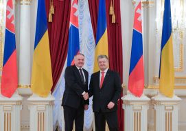 Petro Poroshenko and Andrei Kisk