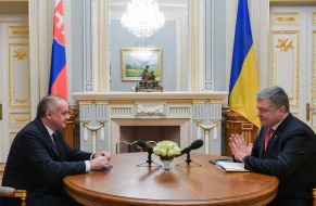 Petro Poroshenko and Andrei Kisk