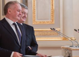 Андрей Киска и Петр Порошенко 