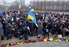 The event on the Day of Remembrance of the Holodomor Victims in Kharkov