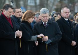 Ceremony commemorating the memory of the victims of the Holodomor