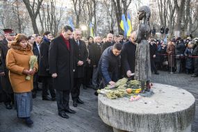 The event on the Day of Remembrance of the Holodomor Victims in Kiev