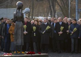 Ceremony commemorating the memory of the victims of the Holodomor