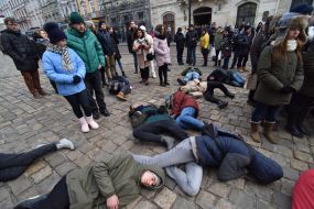 Учасники акції "Непораховані з 1932"