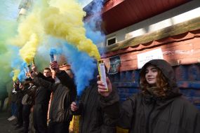 Action near the building of the Russian Consulate General