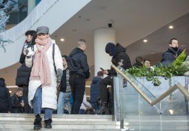 Young man with a chevron of "Sokol" organization 